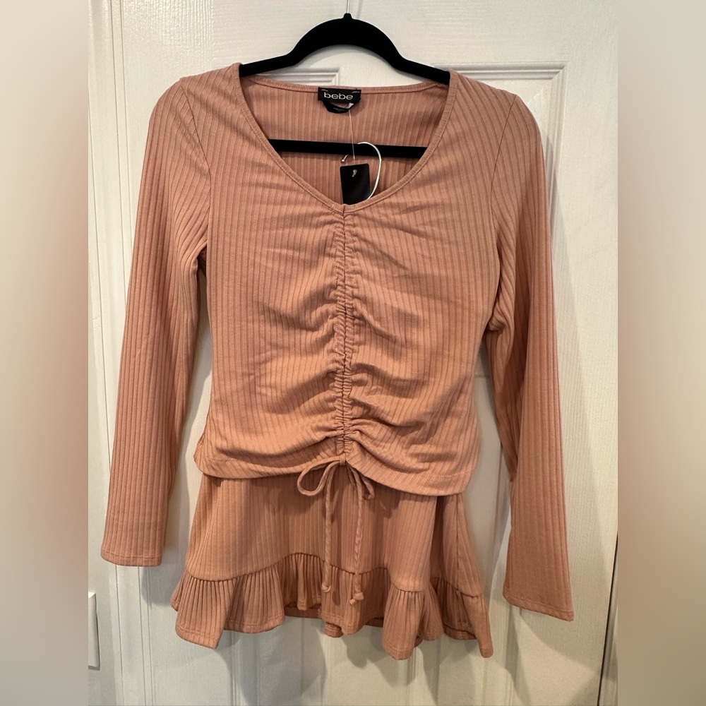 Bebe skirt and top two piece set